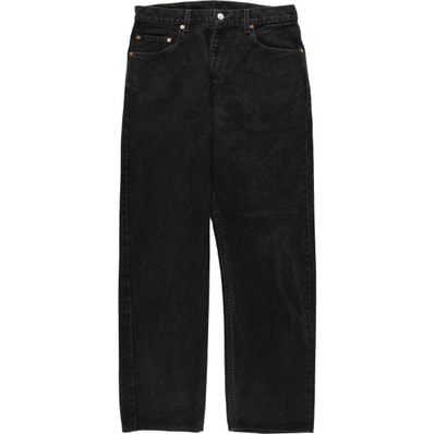 古着 00年代 リーバイス Levi's 505 REGULAR FIT STRAIGHT LEG ブラックデニム テーパードデニムパンツ メンズw33相当/eaa663668