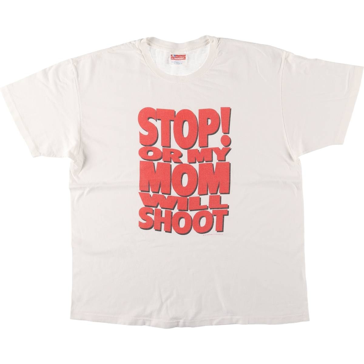 古着 90年代 ヘインズ Hanes ULTRAWEIGHT メッセージプリントTシャツ USA製 メンズXL相当 ヴィンテージ/eaa563836