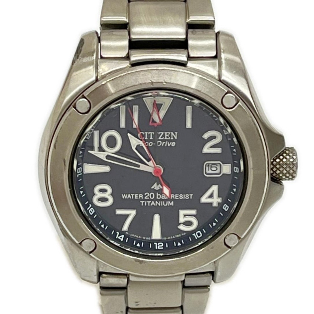 CITIZEN シチズン 腕時計 Eco-Drive エコドライブ 本体のみ チタン  B876-H25543
