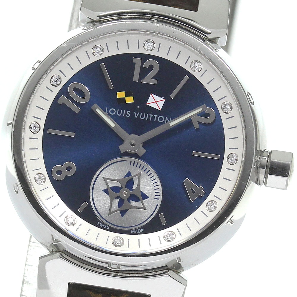 ルイ・ヴィトン タンブール  Q12MP クォーツ レディース 【中古】