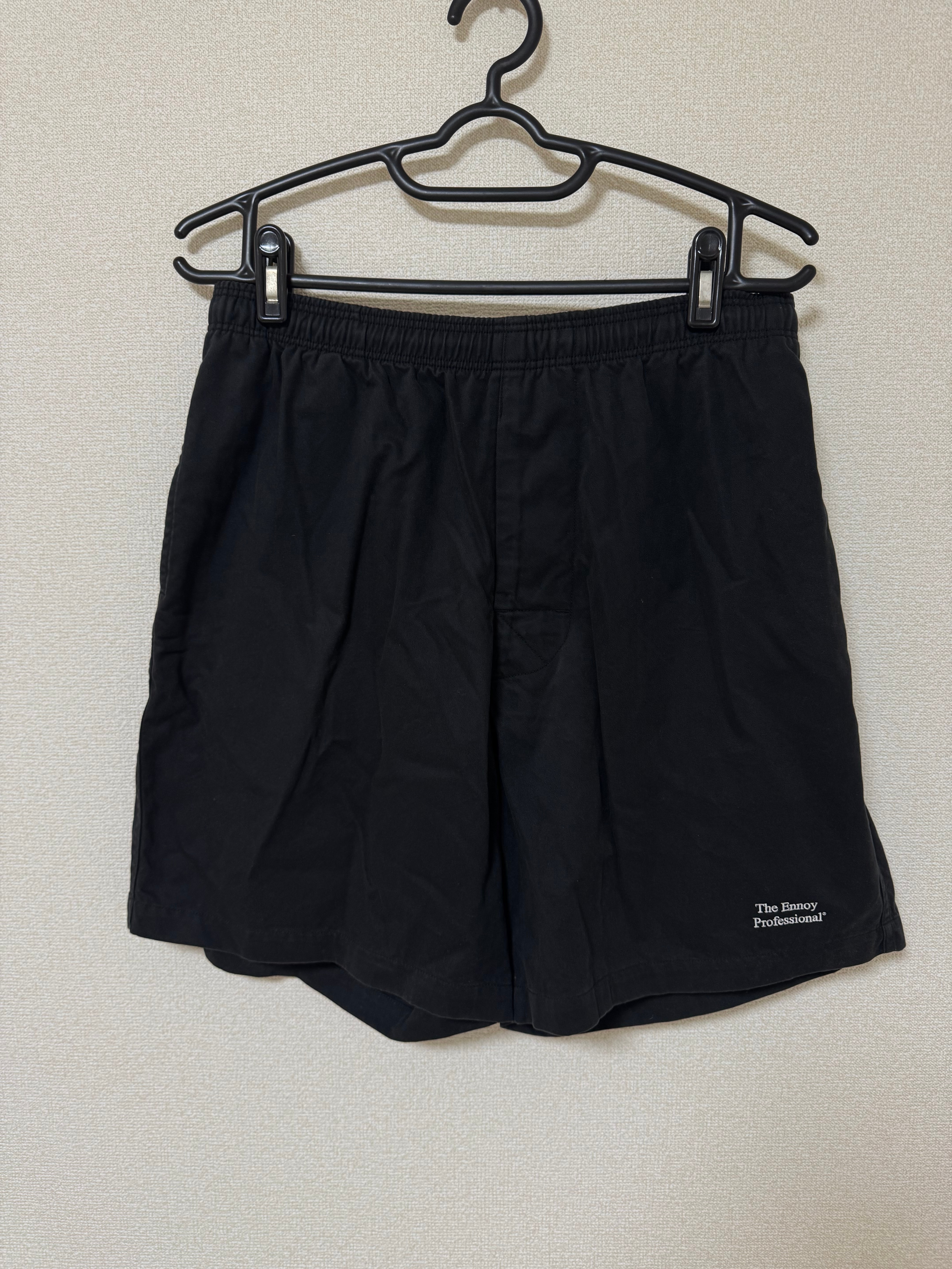 ENNOY 22SS Cotton Easy Short Pant "Black" SS22BRENPT01LV