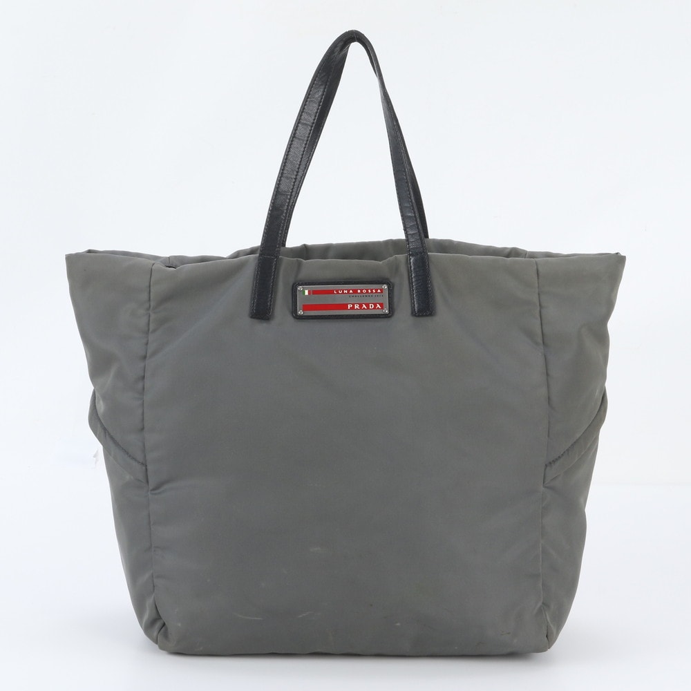 ■美品 プラダ テスート ナイロントート バッグ レザー×ナイロン