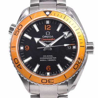 オメガ OMEGA 232.30.42.21.01.002 シーマスター 600 プラネットオーシャン ブラック 自動巻き メンズ 箱・保証書付き 腕時計 I#150397
