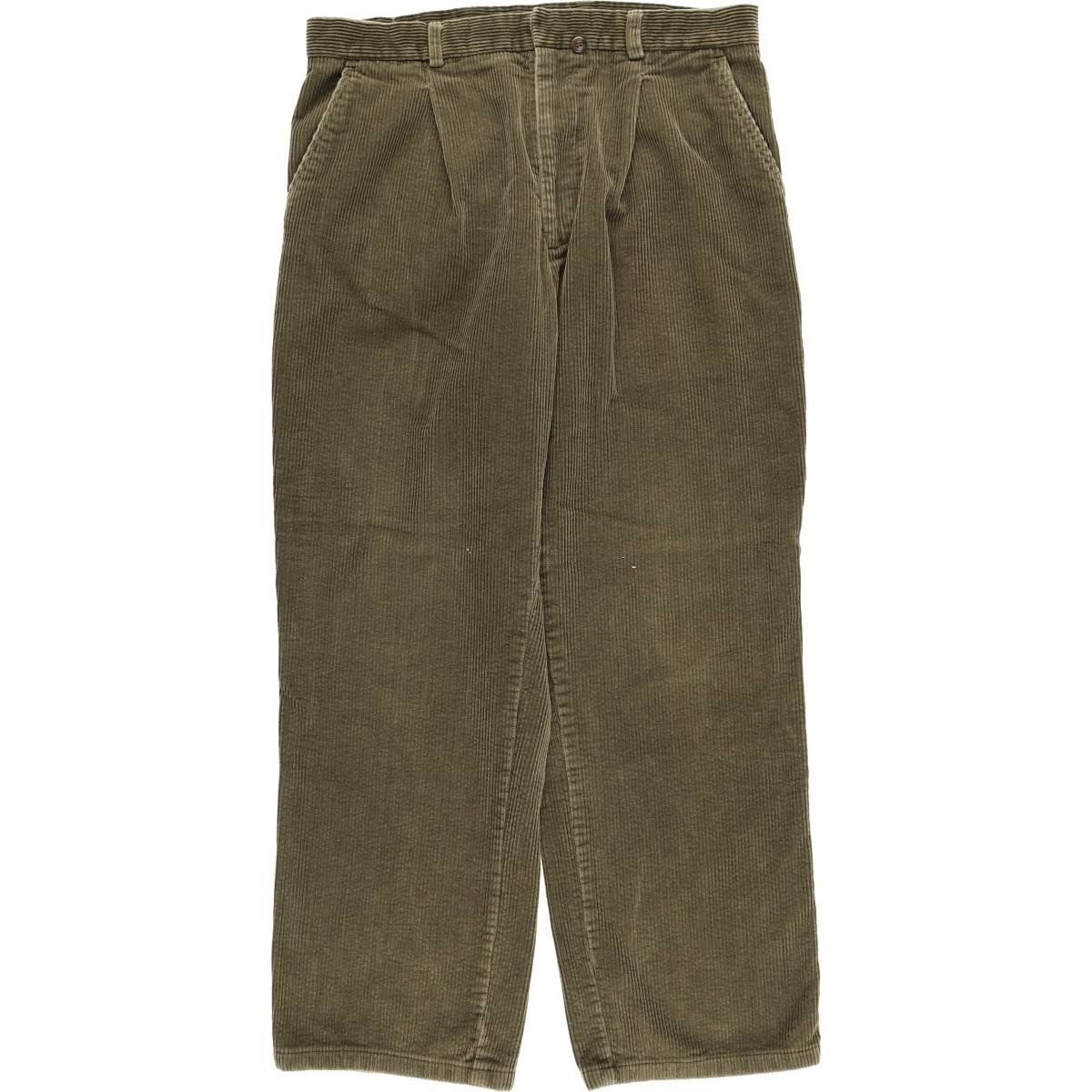 古着 バラクータ BARACUTA ワンタック コーデュロイパンツ メンズw36相当/eaa610833