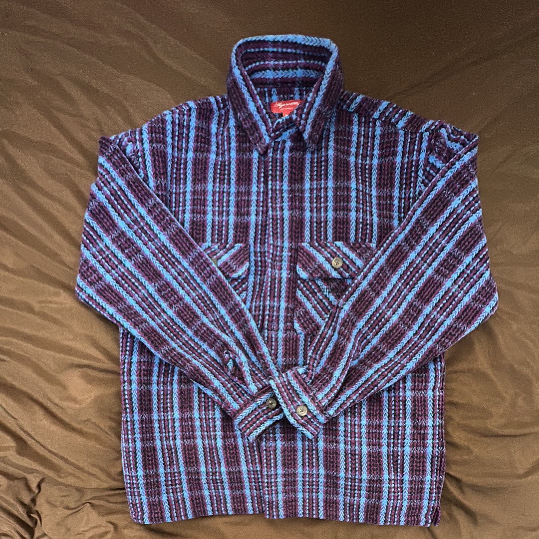 Supreme Heavy Flannel Shirt "Dark Plum"