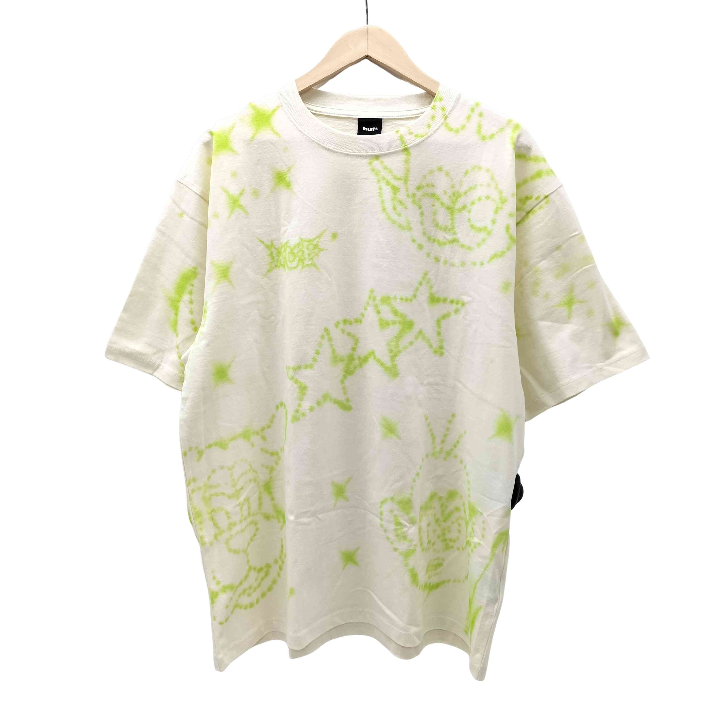 ブラシアート スプレー プリント Tシャツ【1138358307690】