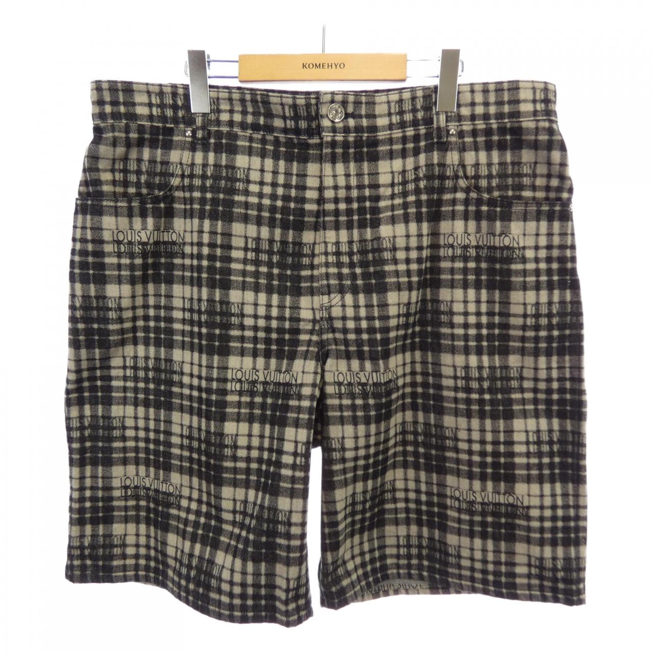 ルイヴィトン LOUIS VUITTON チェックデニムショーツ HPD90WARA ショートパンツ