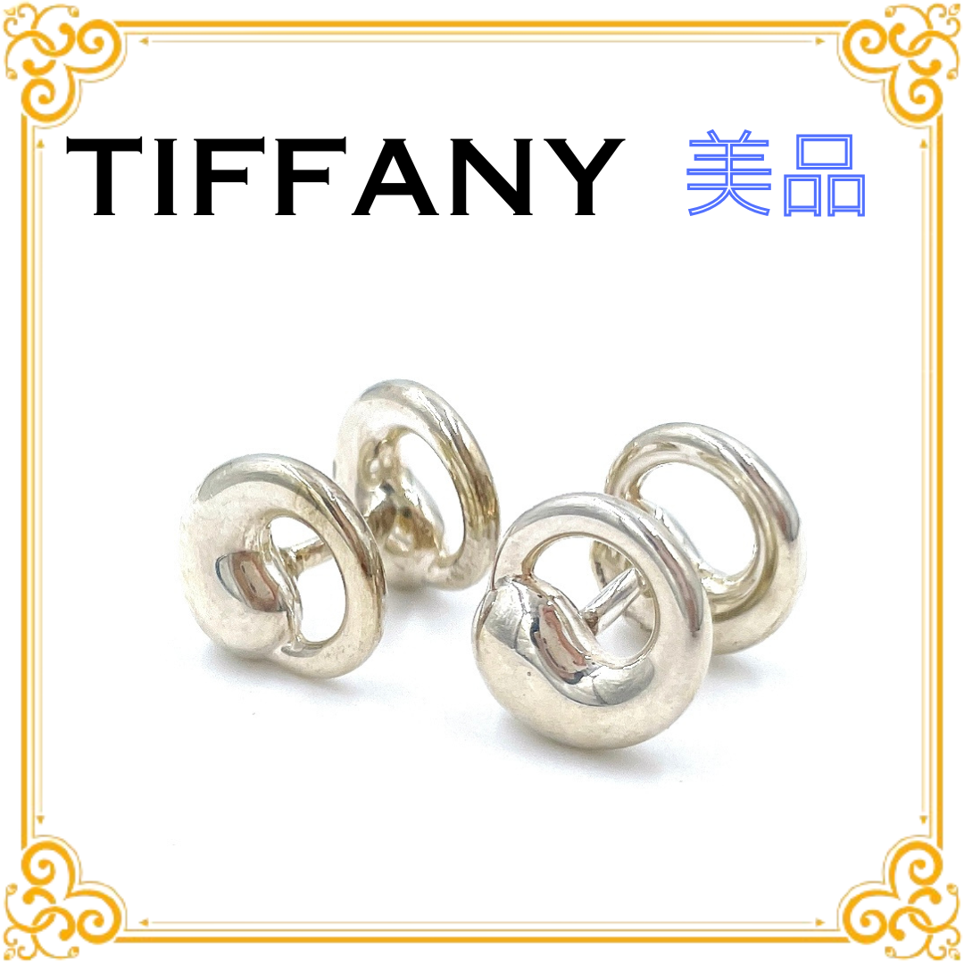 ✨️美品✨️ ティファニー エターナル サークル カフス メンズ シルバー925