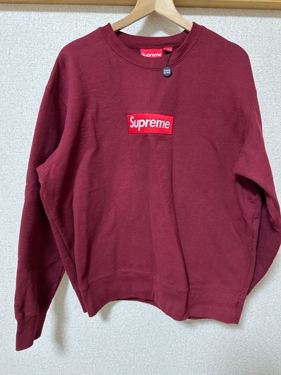 Supreme Box Logo Crewneck "Cardinal" (22FW)