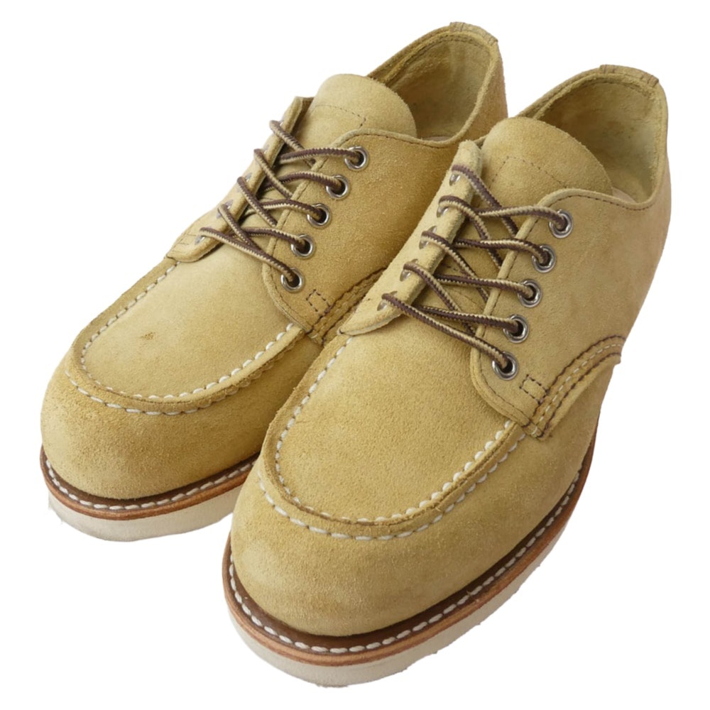RED WING レッドウィング ブーツ 08079-0 8079 Classic Moc Oxford クラシックモック オックスフォード スエード ブーツ ブラウン系 24.5cm【美品】【中古】