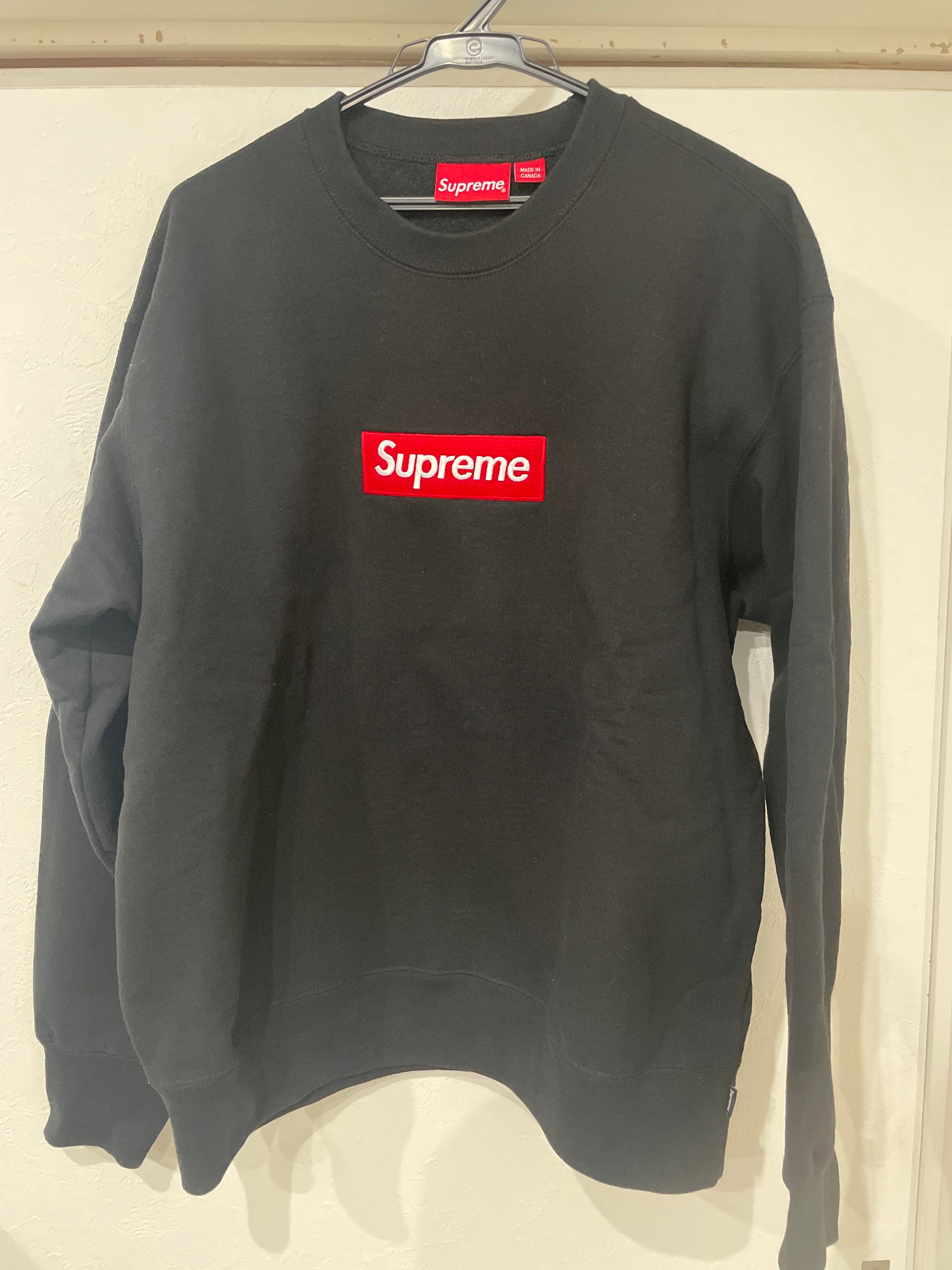 Supreme Box Logo Crewneck "Black" (22FW)