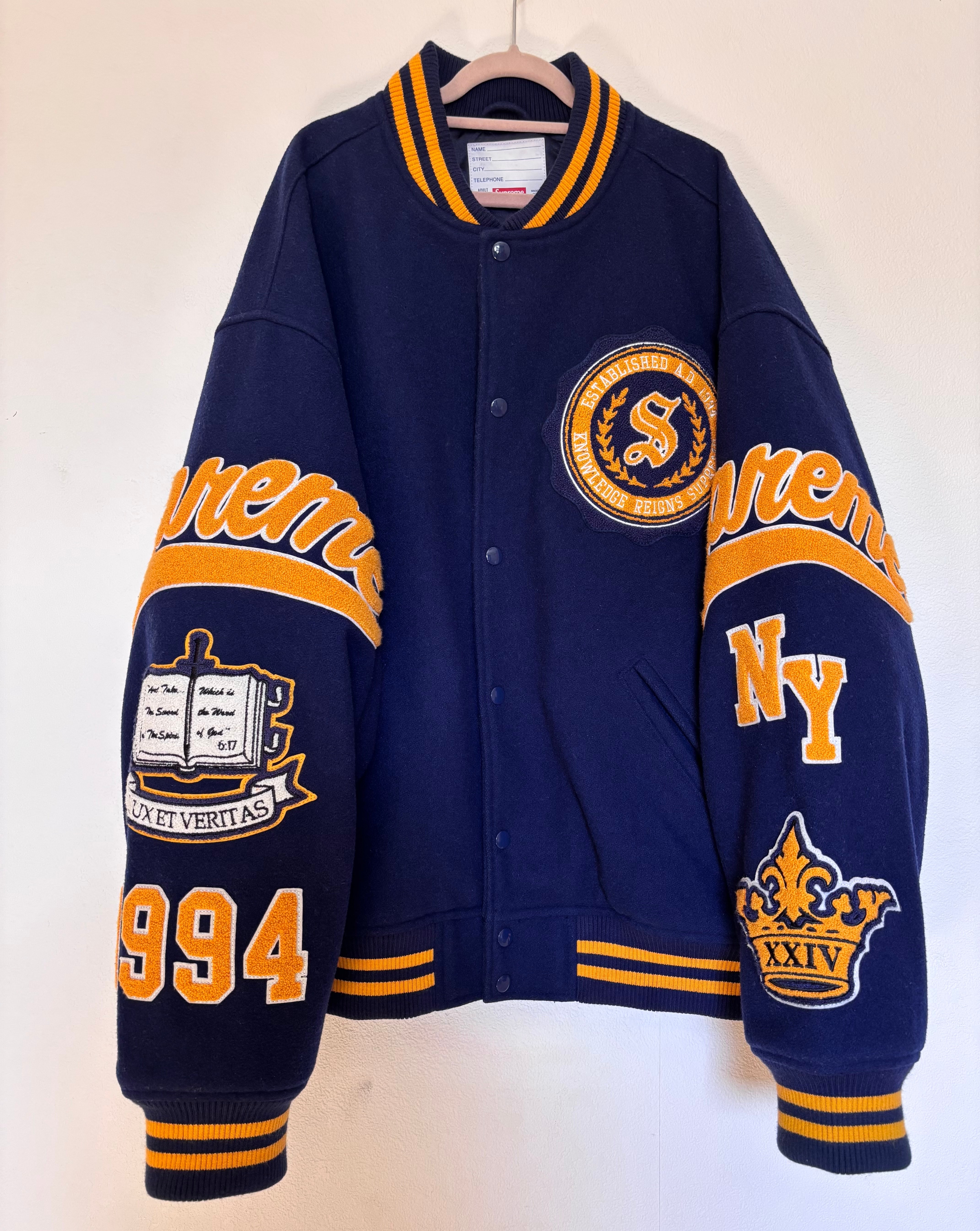 Supreme Veritas Varsity Jacket 