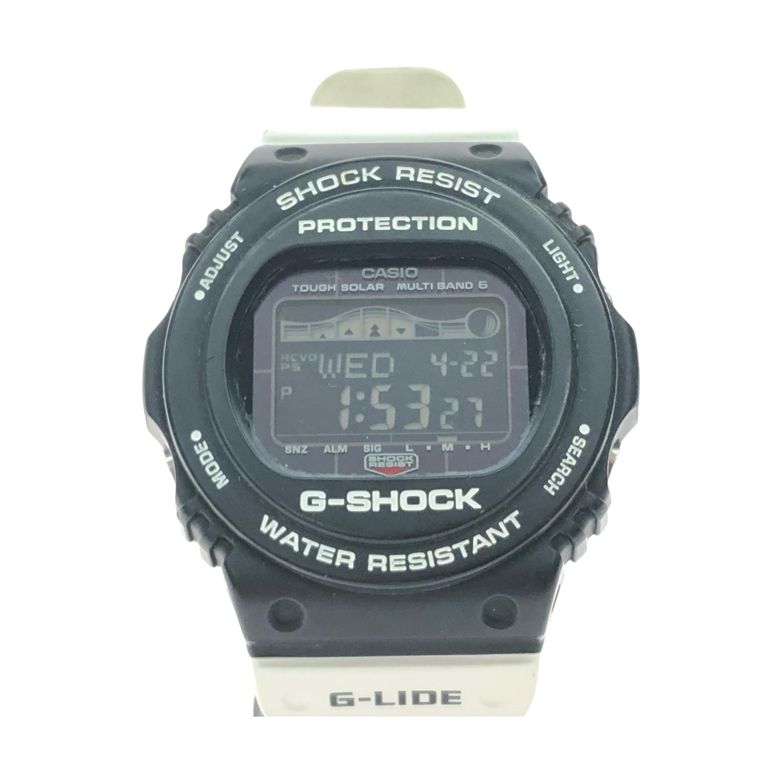 CASIO カシオ メンズ腕時計 デジタルウォッチ 電波ソーラー G-SHOCK G-LIDE サーフィン  GWX-5700SSN