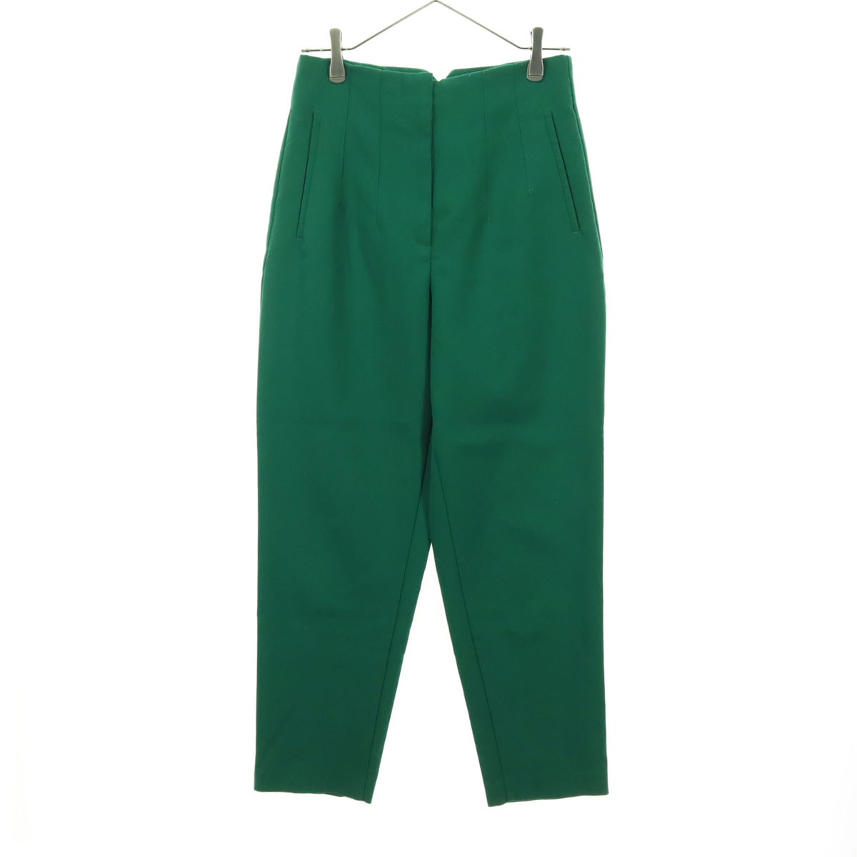 ZARA ザラ ロングパンツ M グリーン