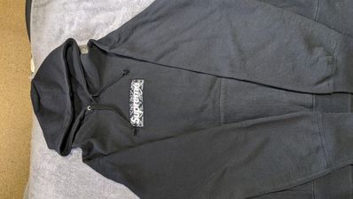 Supreme Bandana Box Logo Hooded Sweatshirt "Black"