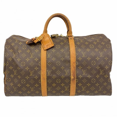 【6dd5225】ルイヴィトン ボストンバッグ モノグラム キーポル50 M41426 ブラウン【中古】メンズ レディース ユニセックス