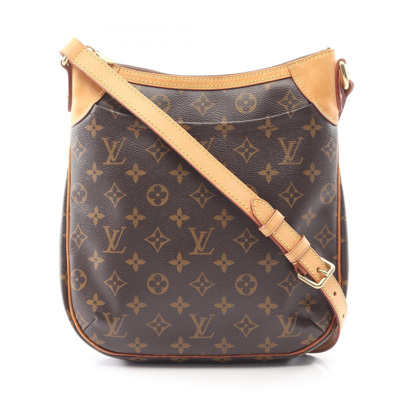 ルイ・ヴィトン LOUIS VUITTON オデオンPM ショルダーバッグ バッグ PVCコーティングキャンバス レザー モノグラム レディース ブラウン系 M56390 【中古】