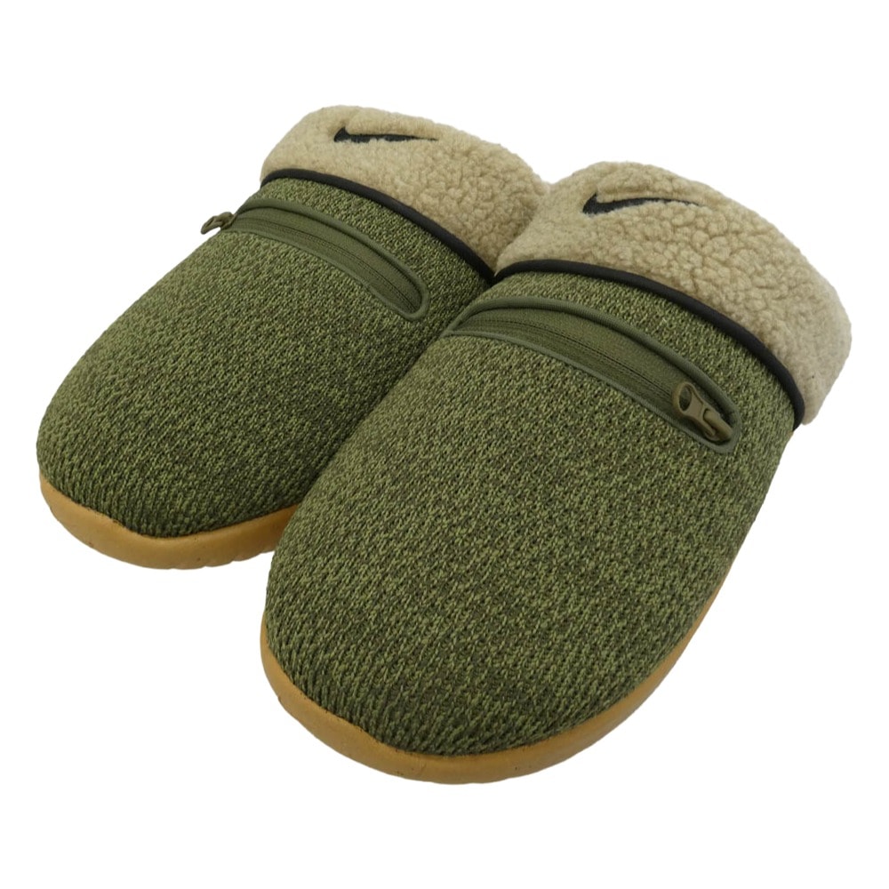 NIKE ナイキ DR8885-300 Burrow SE Pilgrim バロウ ボア サンダル スリッパ スリッポン ベージュ系 カーキ系 26cm【中古】