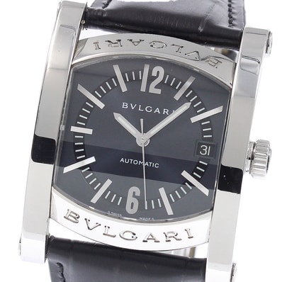 ★箱・保 ブルガリ アショーマ デイト AA44S 自動巻き メンズ 【中古】