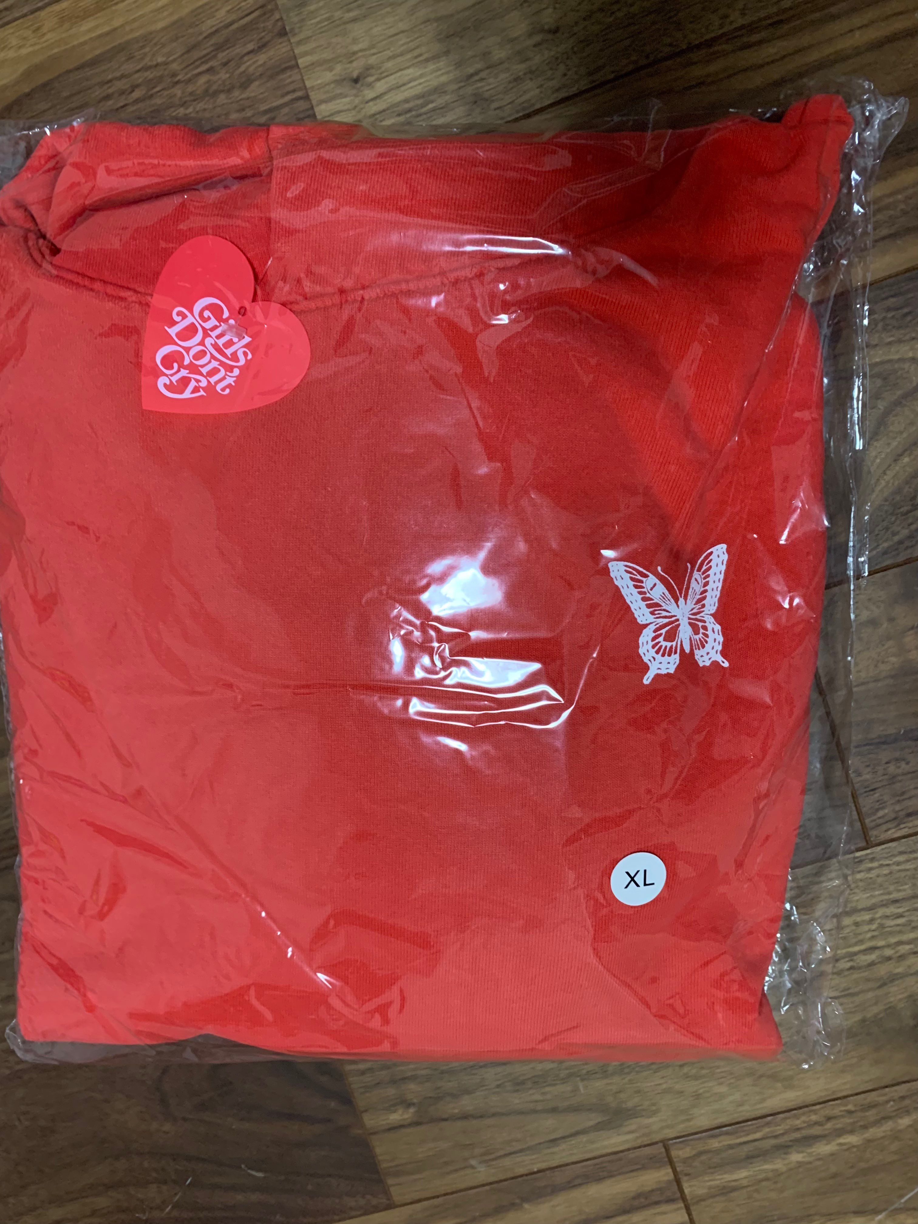 HUMAN MADE Girls Don ’t Cry hoodie "Red" / VERDY