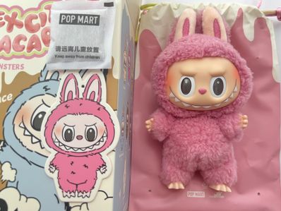 POP MART THE MONSTERS (LABUBU) Exciting Macaron Plush Series LYCHEE BERRY