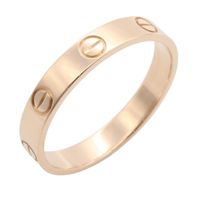 カルティエ CARTIER ミニラブリング リング・指輪 ジュエリー K18PG(ピンクゴールド) メンズ レディース ゴールド系 B4085200 【中古】