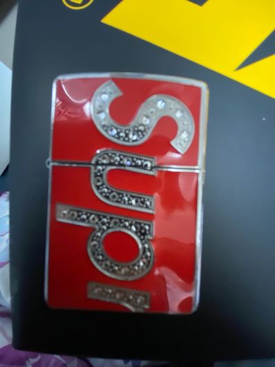 Supreme x Swarovski Zippo® "Red"