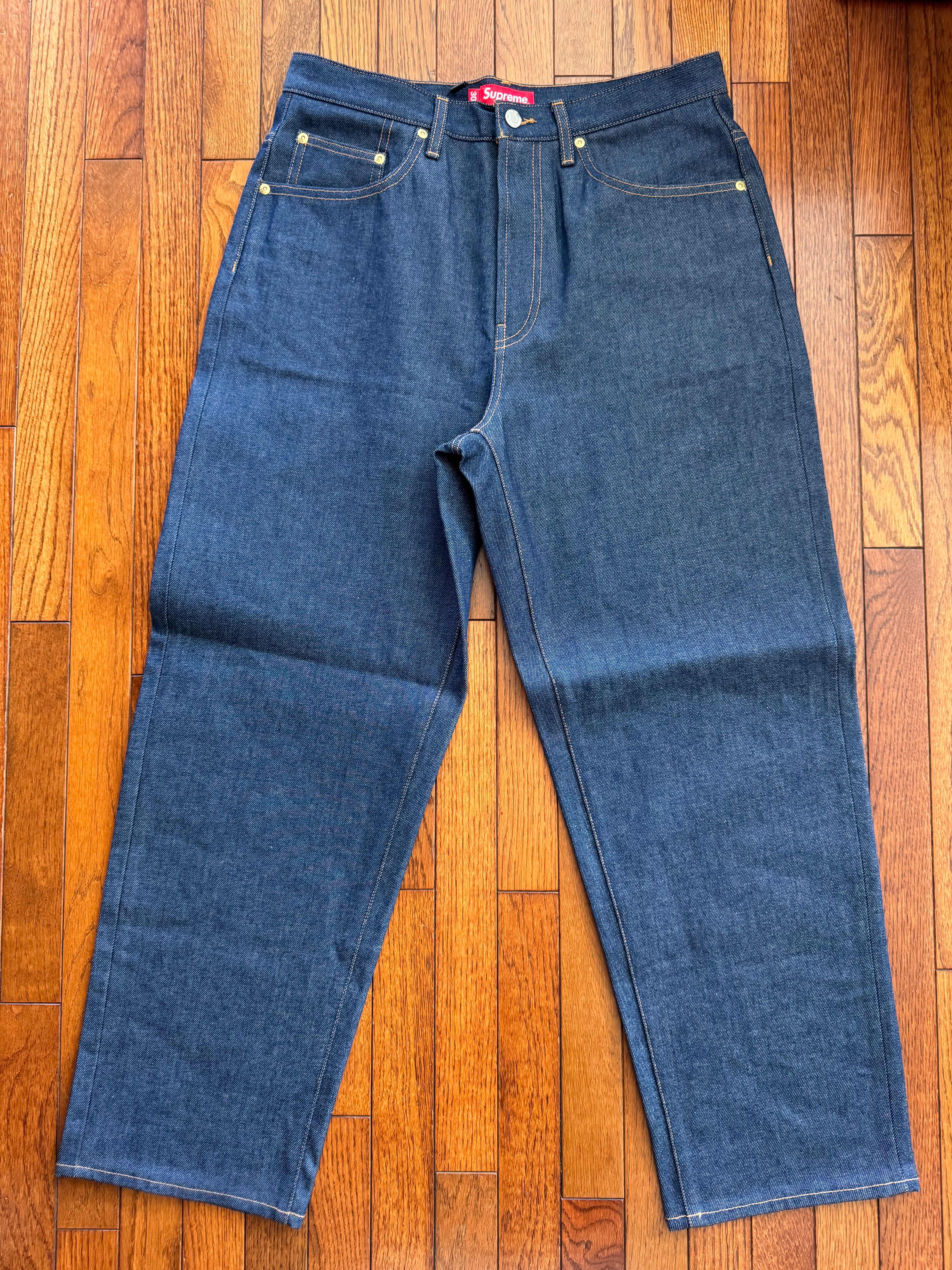 Supreme Baggy Jean "Rigid Indigo" (22FW)