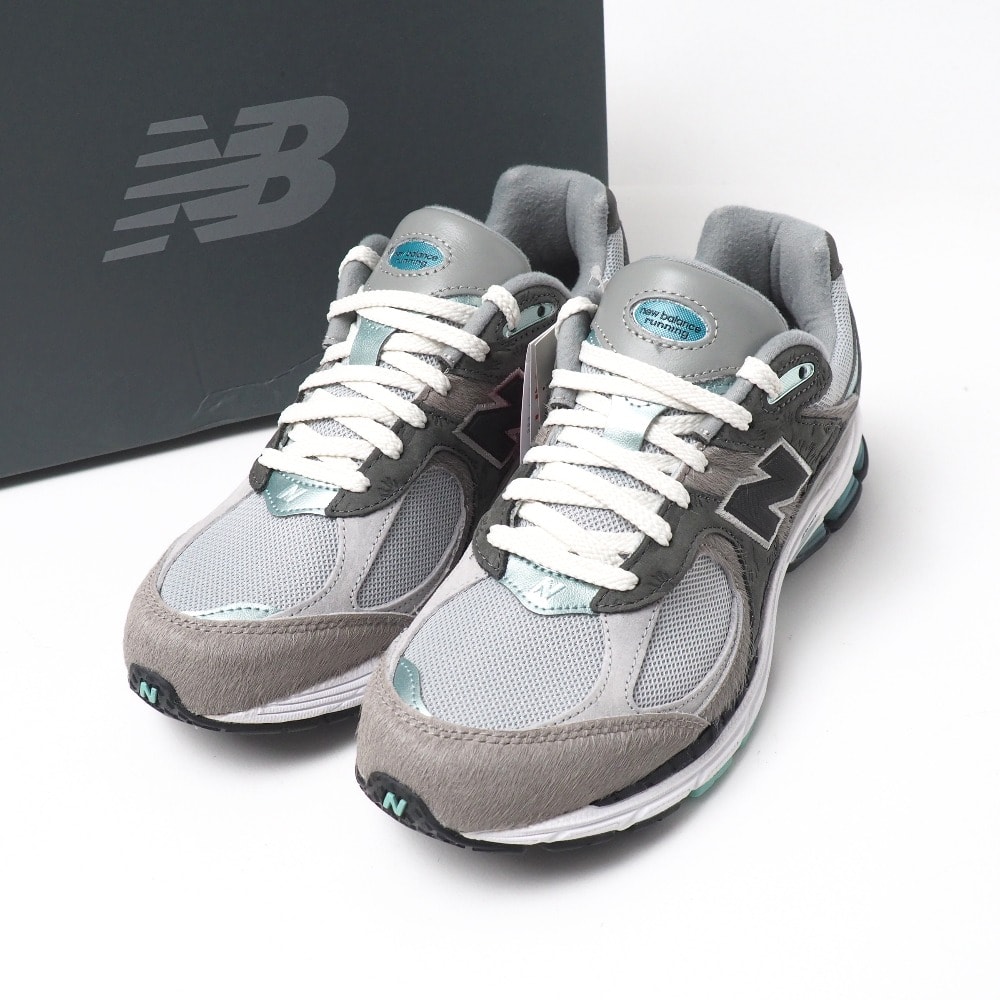 ■美品■NEW BALANCE × atmos ニューバランス × アトモス M2002RAT Shibuya Rats スニーカー サイズ27 ヌバック ローカット ブランド古着【中古】20260529/RA9309