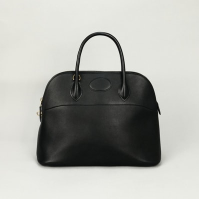 エルメス HERMES ボリード35 ボリード 35 バッグ トートバッグ ショルダーバッグ ガリバー ノワール Noir ブラック Black 黒 ゴールド金具 ヴォーガリバー ハンドバッグ 2way