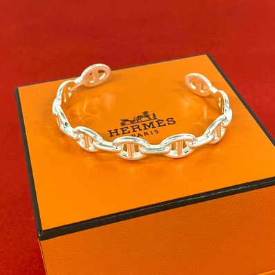 HERMES エルメス アンシェネ バングル シルバー925 バングル シルバー
24125