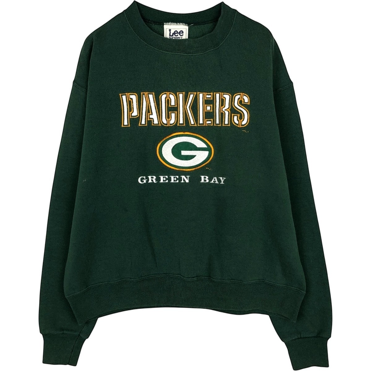 古着 90年代 リー Lee NFL GREEN BAY PACKERS グリーンベイパッカーズ スウェットシャツ トレーナー USA製 メンズM相当 ヴィンテージ/eaa680631