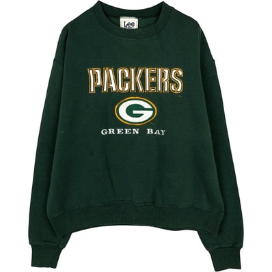 古着 90年代 リー Lee NFL GREEN BAY PACKERS グリーンベイパッカーズ スウェットシャツ トレーナー USA製 メンズM相当 ヴィンテージ/eaa680631