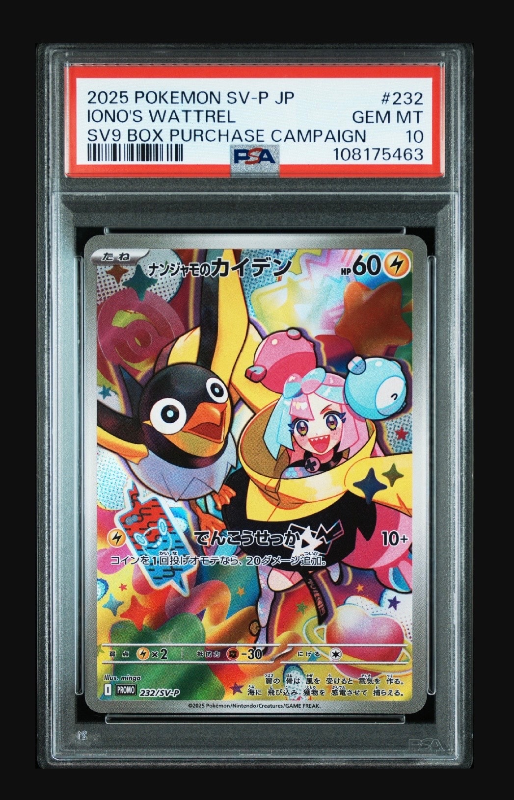 ナンジャモのカイデン P [SV-P 232](プロモーションカード「拡張パック バトルパートナーズ Box購入キャンペーン」)