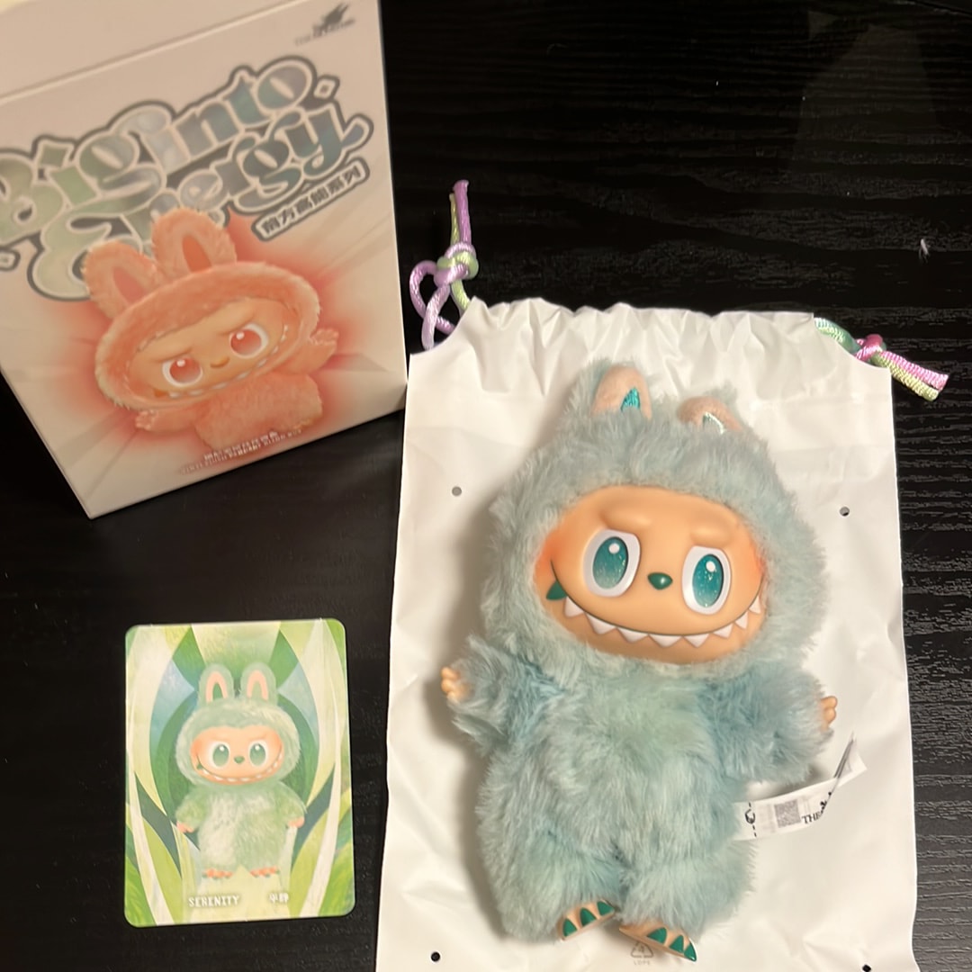 POP MART THE MONSTERS (LABUBU) Big into Energy Series Plush Pendant SERENITY