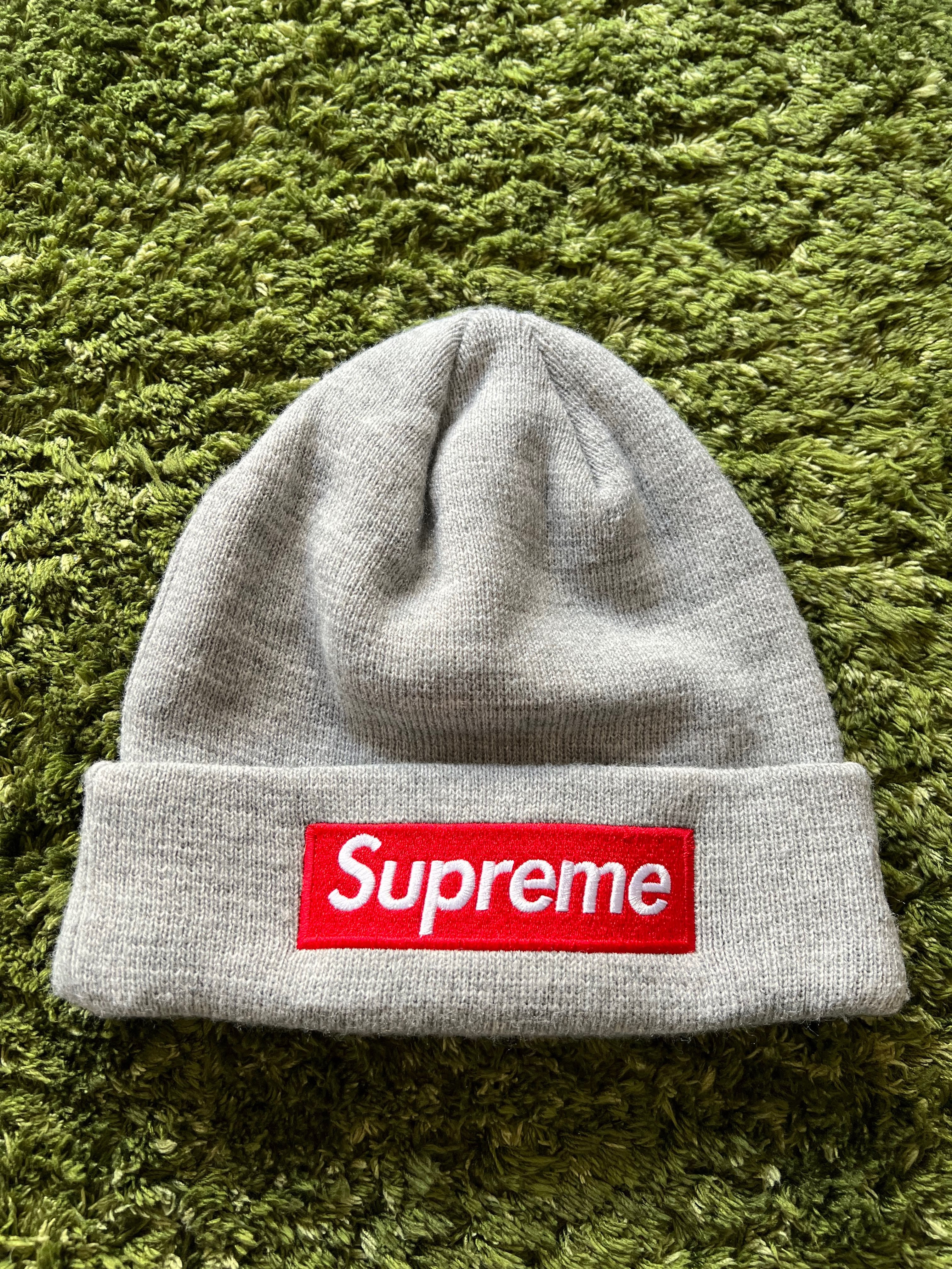 Supreme Box Logo Beanie "Grey" (18FW)