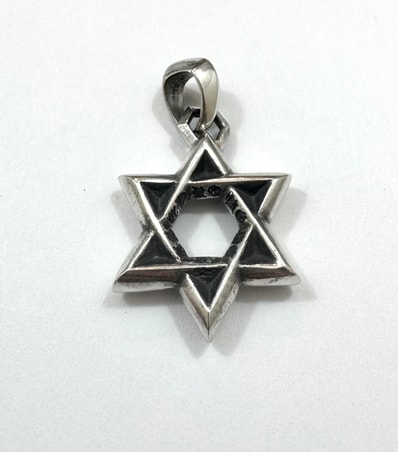 Chrome Hearts Small Star of David Pendant "Silver"