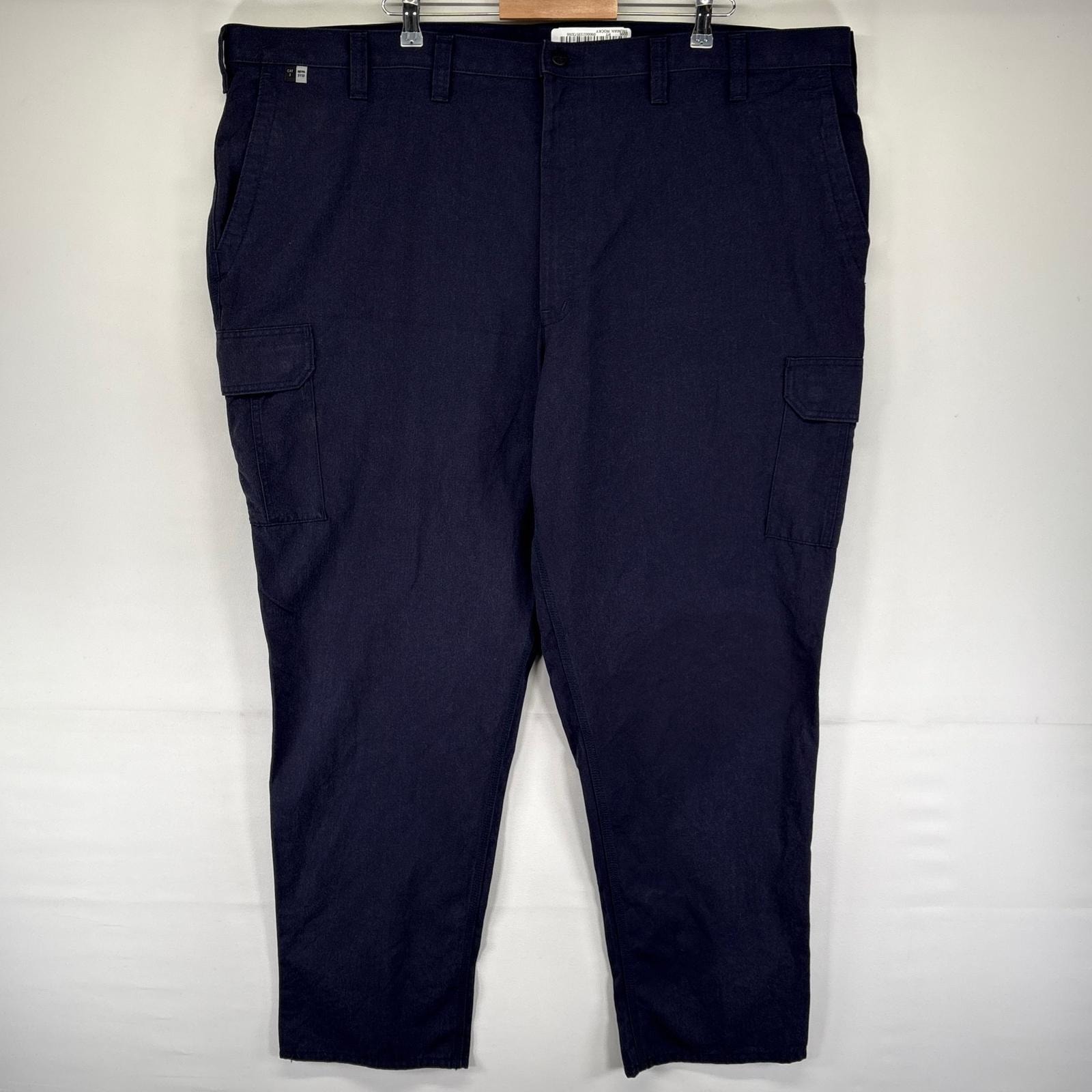 古着 カーハート Carhartt パンツ カーゴパンツ サイドポケット ワンポイントロゴ FR 大きいサイズ W50 L32  ネイビー系 メンズ