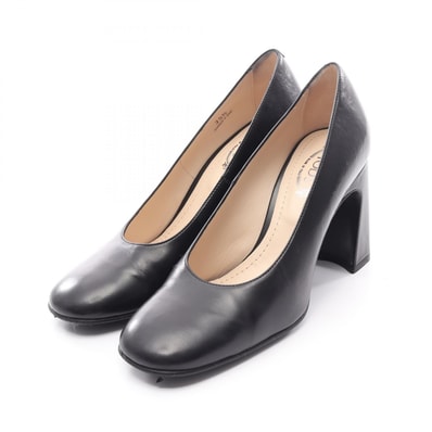 トッズ TOD'S パンプス 靴 レザー レディース ブラック系 XXW83C0DE60BSS 【中古】