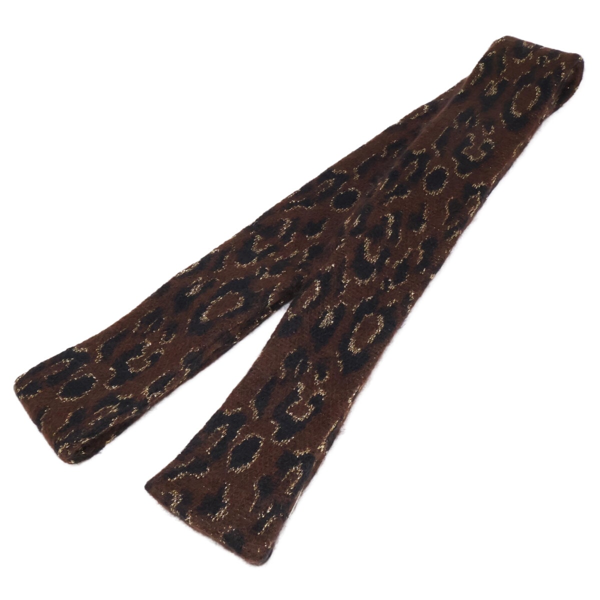 サンローランパリ 【即決/国内正規】13AW 331071 Y1CT1 レオパード柄 モヘヤ ウール