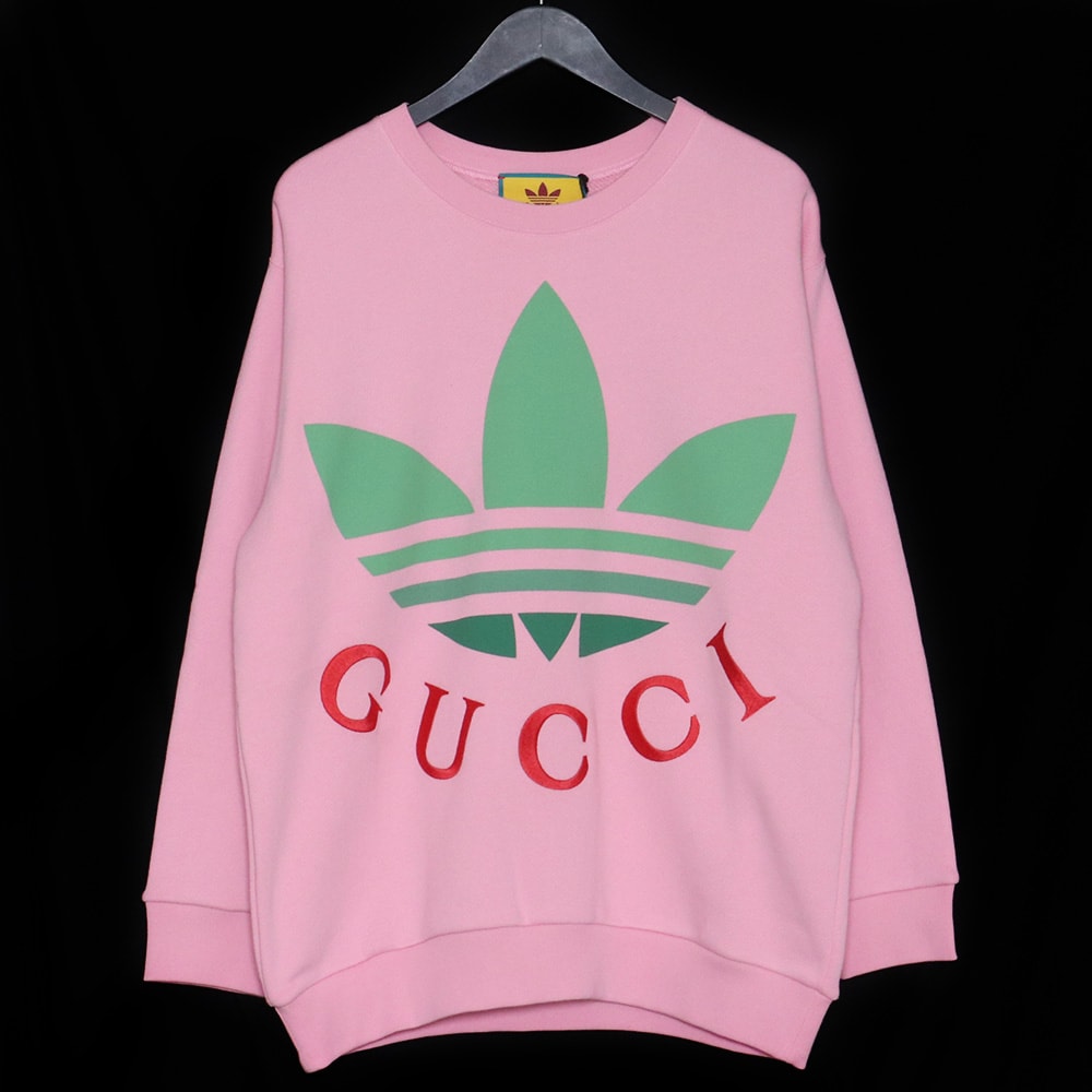 GUCCI × ADIDAS コットンジャージースウェットシャツ