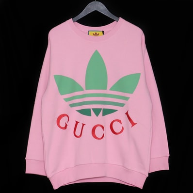 GUCCI × ADIDAS コットンジャージースウェットシャツ