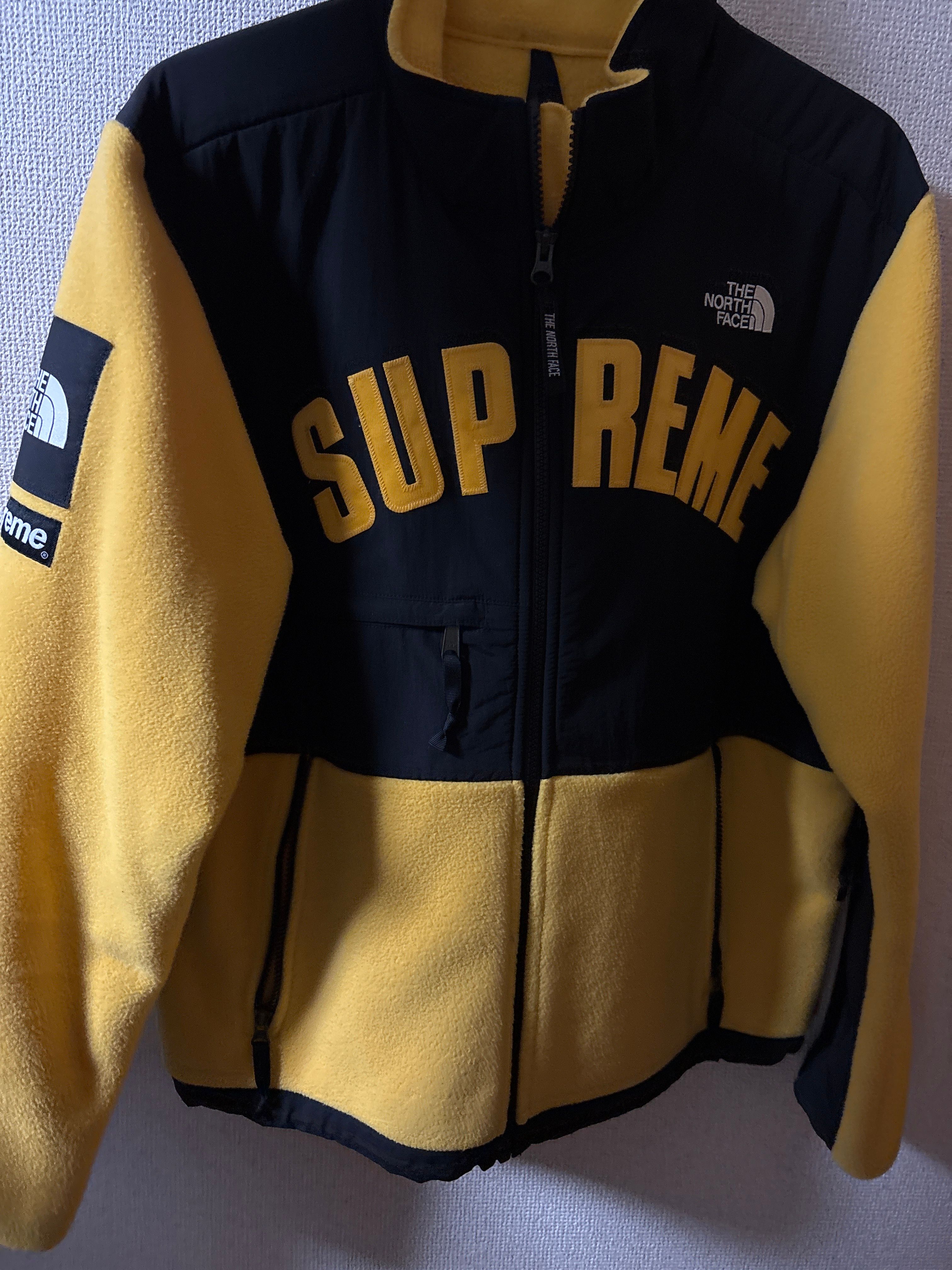Supreme x The North Face Arc Logo Denali Fleece Jacket "Yellow"