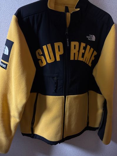 Supreme x The North Face Arc Logo Denali Fleece Jacket "Yellow"