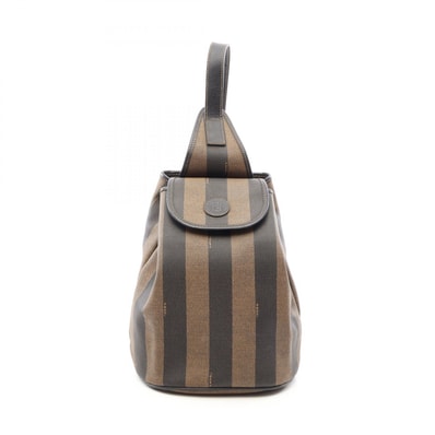 フェンディ FENDI ペカン ウエストバッグ ボディバッグ バッグ PVCコーティングキャンバス レザー レディース グレー系 / ブラック系 【中古】