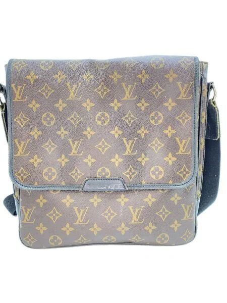 C (やや傷や汚れあり)】ルイヴィトン バス MM モノグラム・マカサー