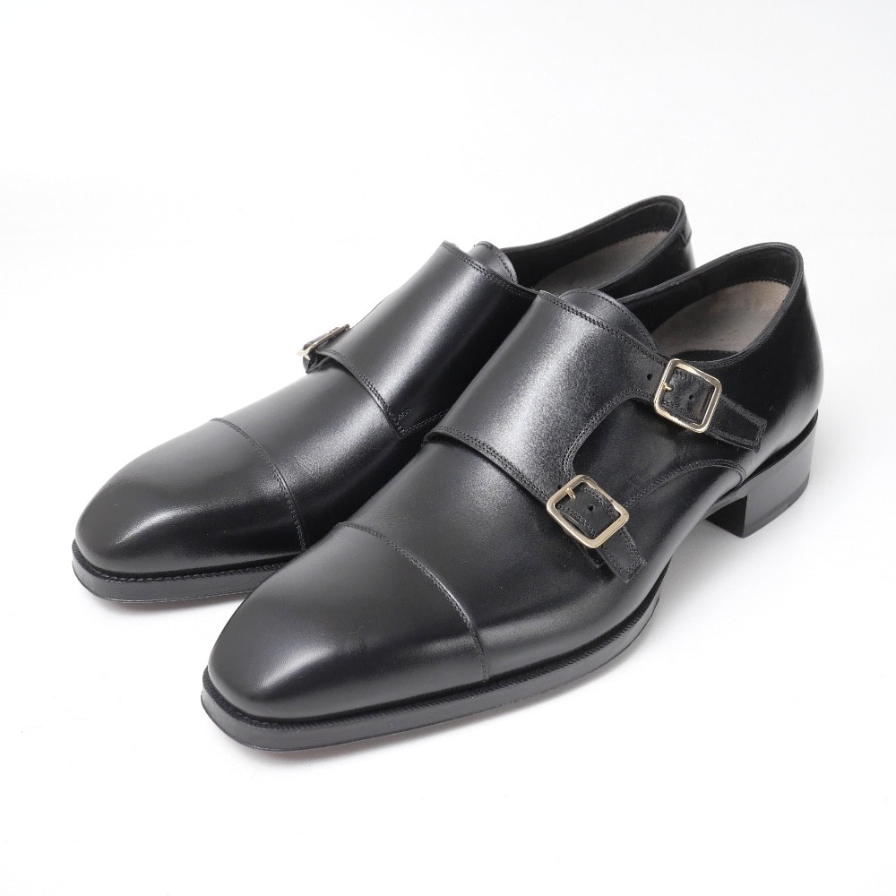 ■美品■TOM FORD トムフォード ドレスシューズ サイズ9 ダブルモンクストラップシューズ 靴 ブランド古着【中古】20260625/RB0010