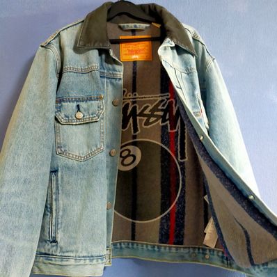 Stussy × LEVI'S Embossed Trucer "Denim" A5215-0000