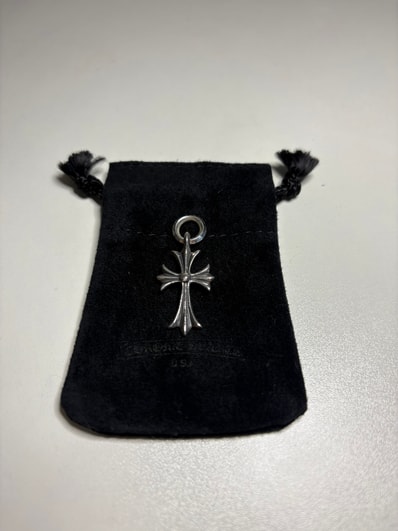 Chrome Hearts Tiny CH Cross Charm "Silver"