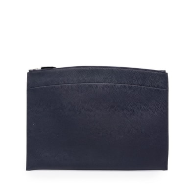 エルメス バザール クラッチバッグ セカンドバッグ X刻印 ネイビー系 トゴ レディース HERMES 中古